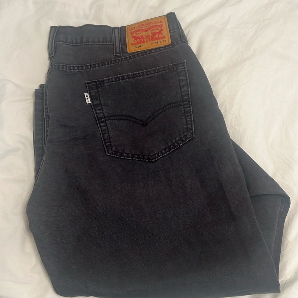 Levi Mens 514 grey 38x32 nwot
